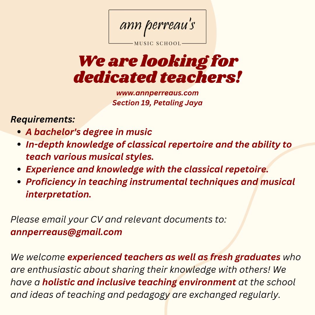 Teaching at Ann Perreau's Music School