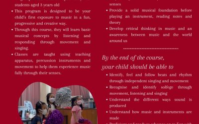 Fun with Music 1 — junior music group lessons poster